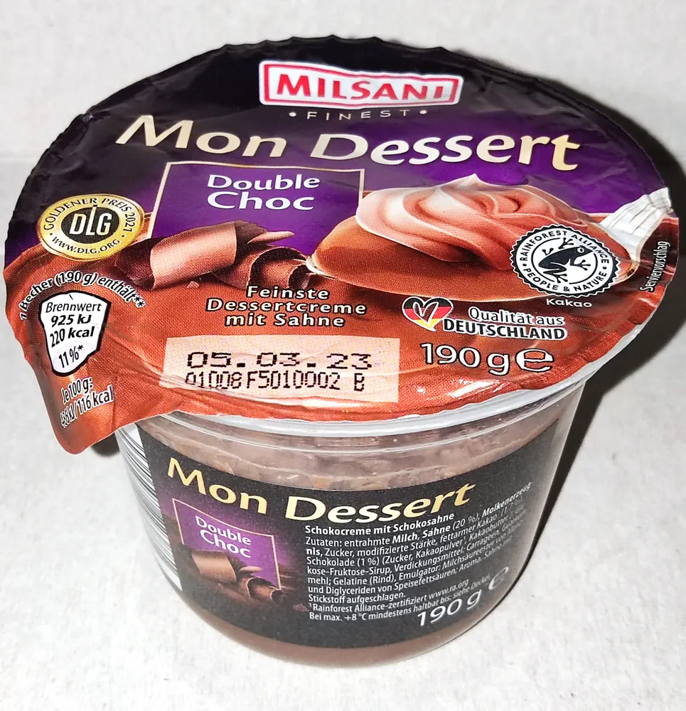 Mon Dessert - Double Choc
