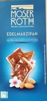 Edelmarzipan in vollmilchschokolade