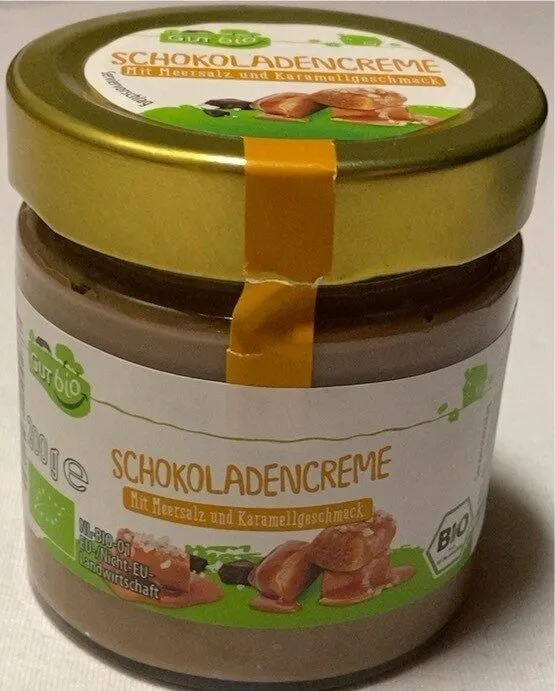 Schokoladencreme mit Meersalz und Karamellgeschmack