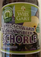 Apfel-schwarze Johannisbeer Schorle
