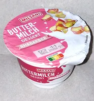 Buttermilch-Dessert - Rhabarber