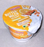 Buttermilch-Dessert - Orange-Sanddorn