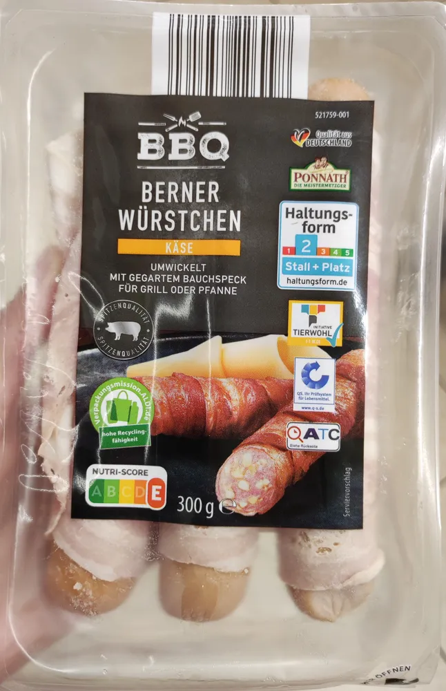 Berner Würstchen - Käse