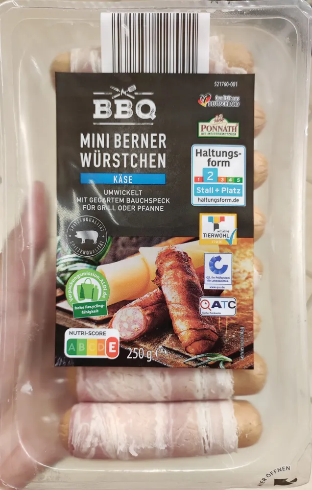 Mini Berner Würstchen Käse