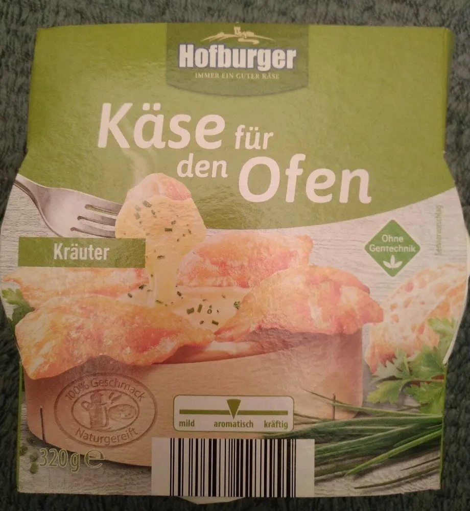 Käse für den Ofen