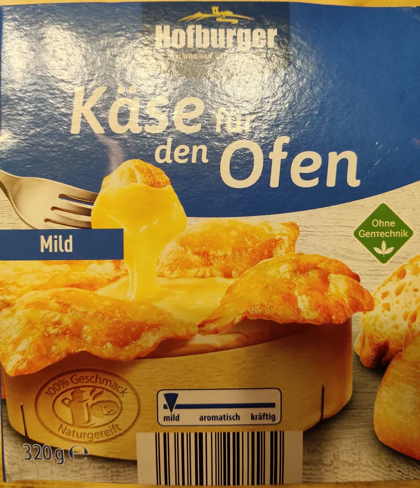 Käse für den Ofen