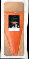 ALDI GOURMET FINEST CUISINE FISCH Lachsfiletseite  Frisch; aus Norwegen; mit Haut; zum Braten oder für den Grill; aus zertifizierter Aquakultur     Aus der Frischetruhe   14.99 750-g-Packung kg = 19.99