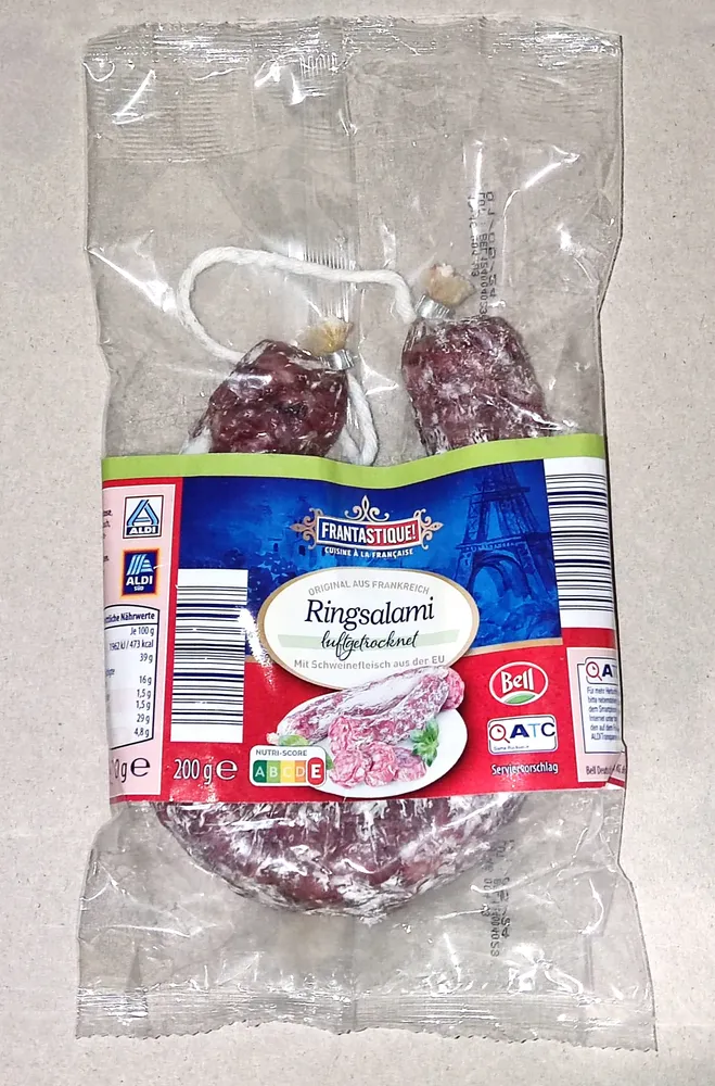 Ringsalami luftgetrocknet