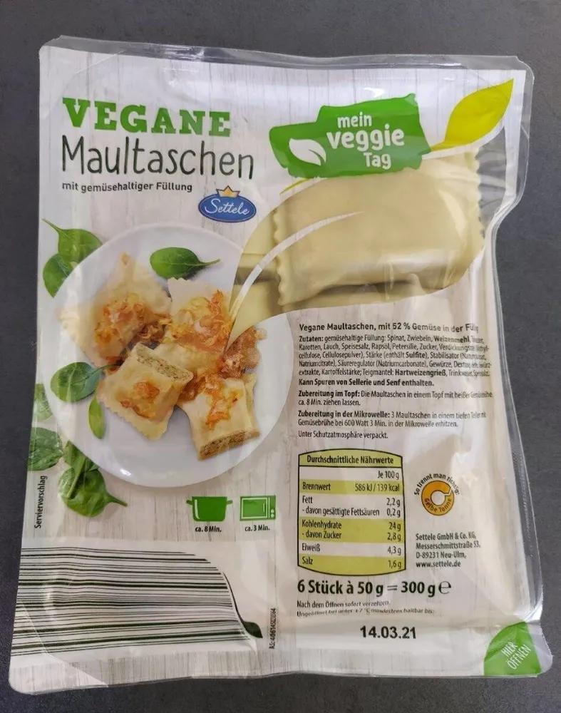 Vegane Maultaschen