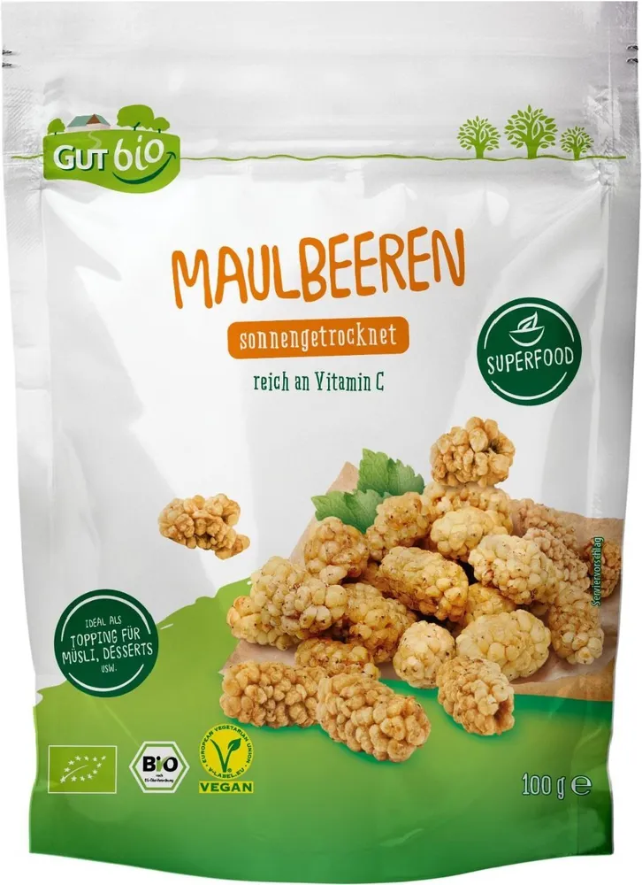 Maulbeeren sonnengetrocknet