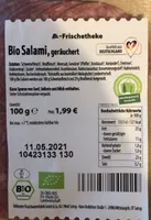 Bio Salami, geräuchert