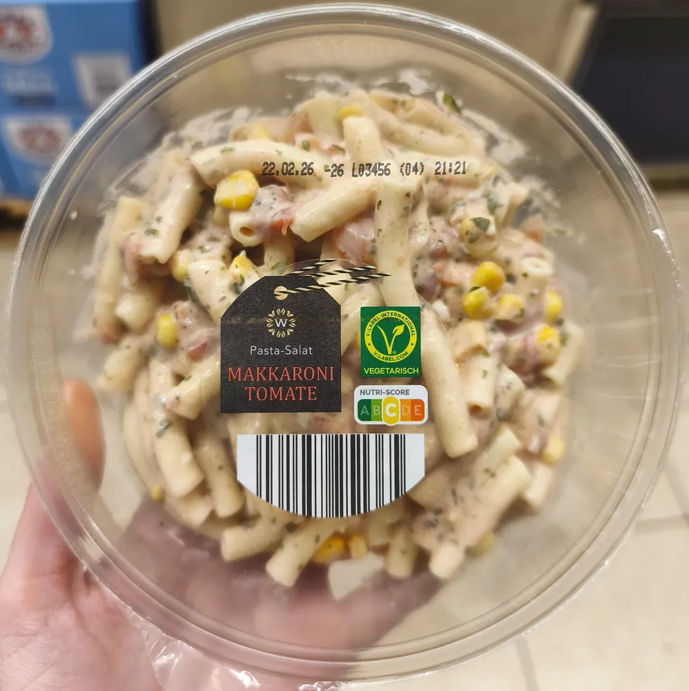 Pastasalat - Makkaroni-Tomate