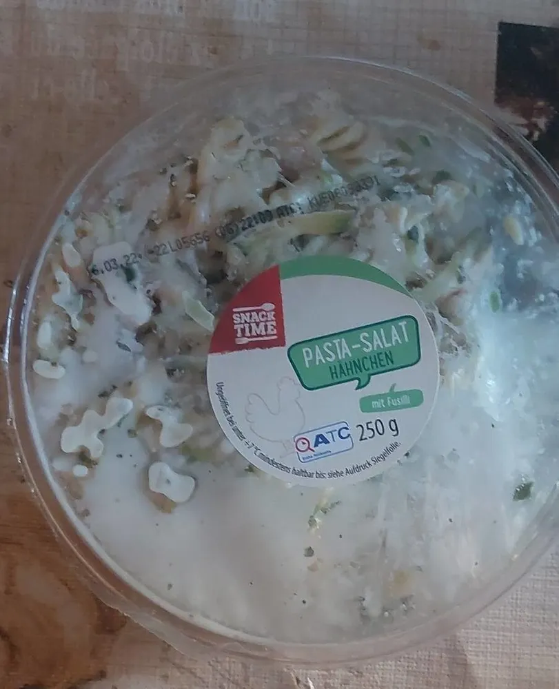 Pasta-Salat Hähnchen
