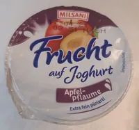 Frucht auf Joghurt - Apfel-Pflaume