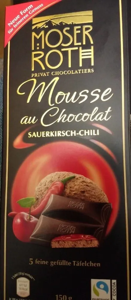 Mousse au Chocolat SAUERKIRSCH-CHILI
