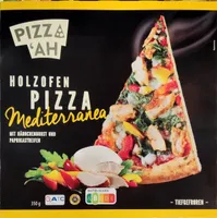 Holzofenpizza Mediterranea mit Hähnchenbrust und Paprikastreifen