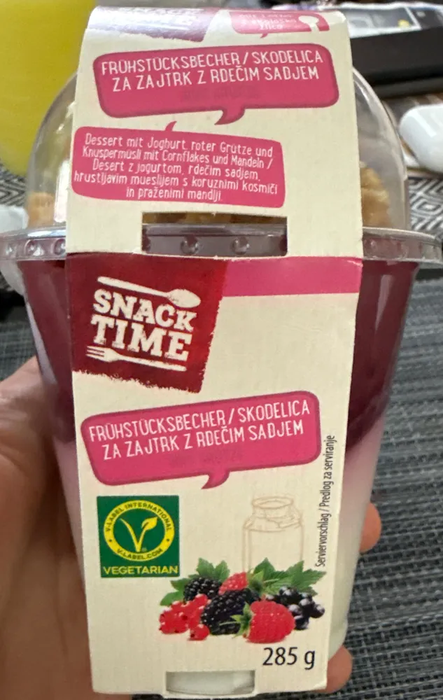 Frühstücksbecher - Rote Grütze