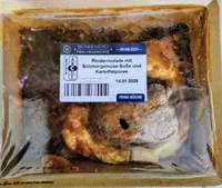 Rinderroulade mit Schmorgemüse-Soße und Kartoffelpüree