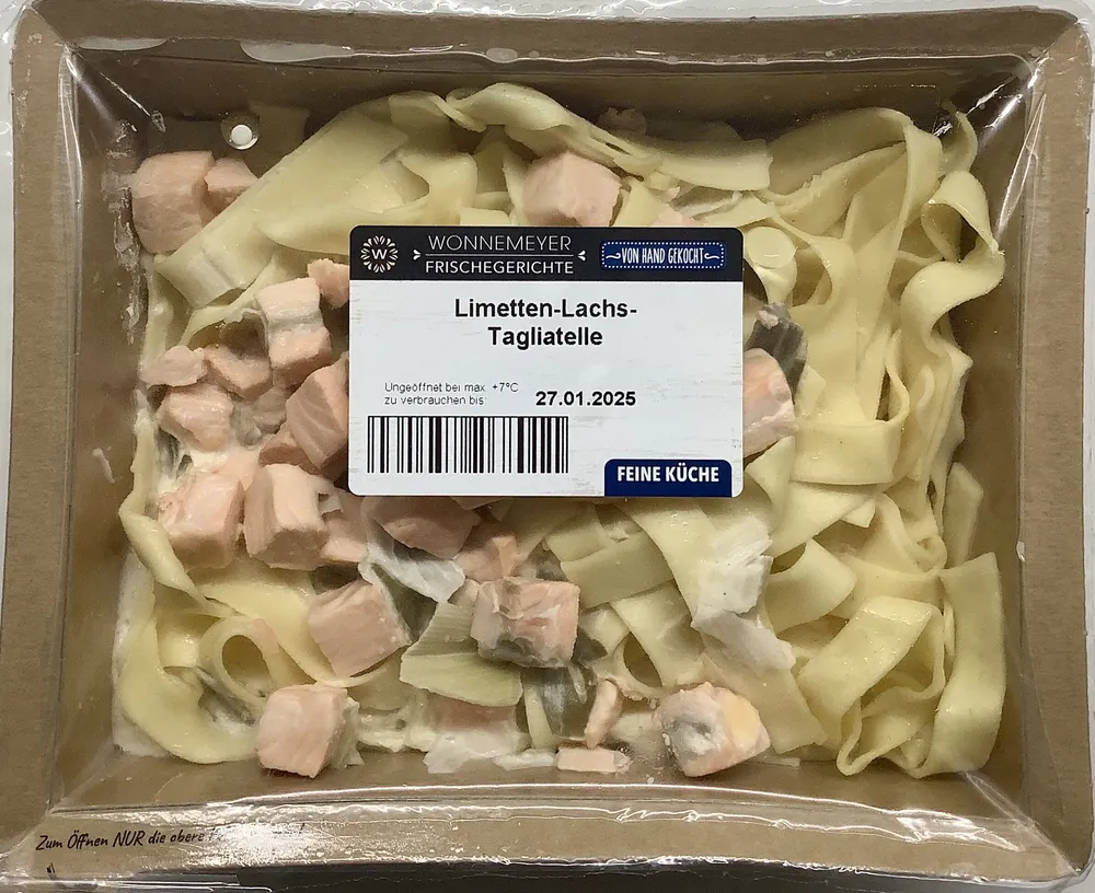 Limetten-Lachs-Tagliatelle