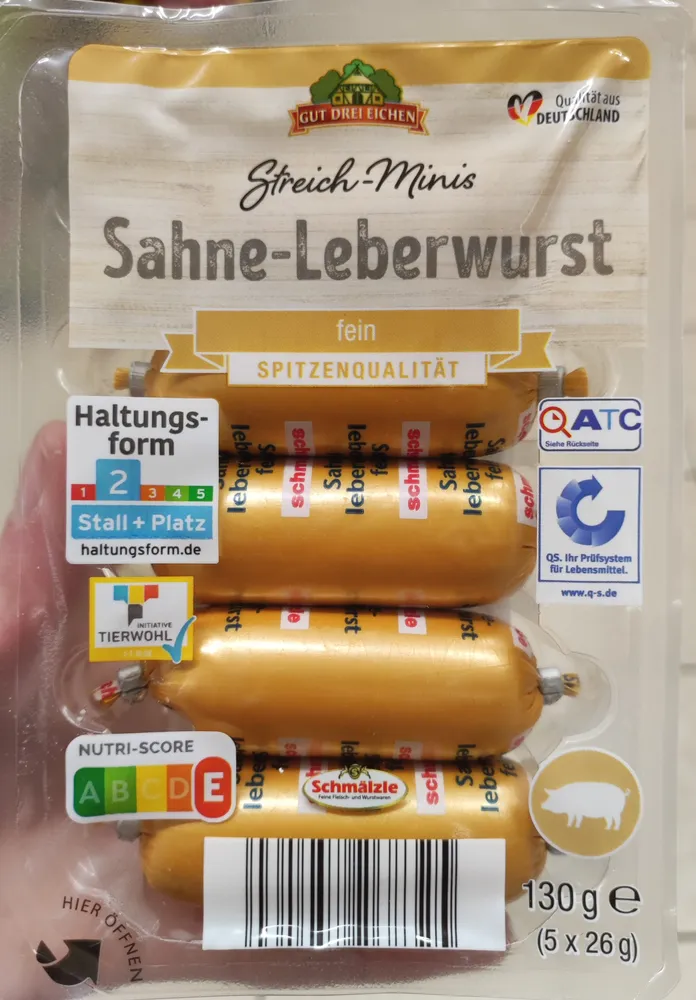 Sahne-Leberwurst Minis