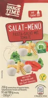 Salat-Menü: Pasta-Salat mit Tomate