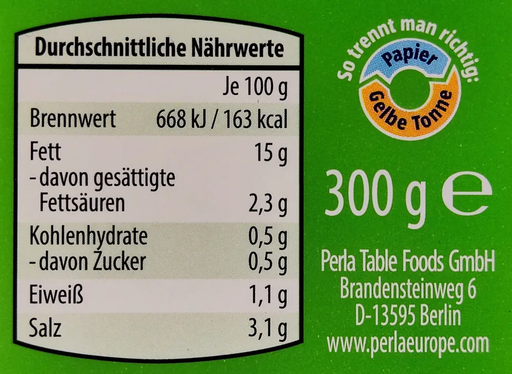 Oliven in Kräuter-Marinade