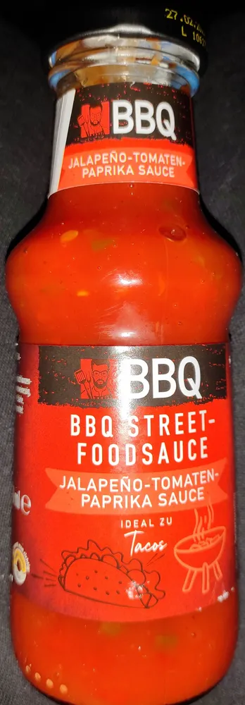 BBQ Streetfoodsauce - Jalapeño-Tomaten-Paprika Sauce