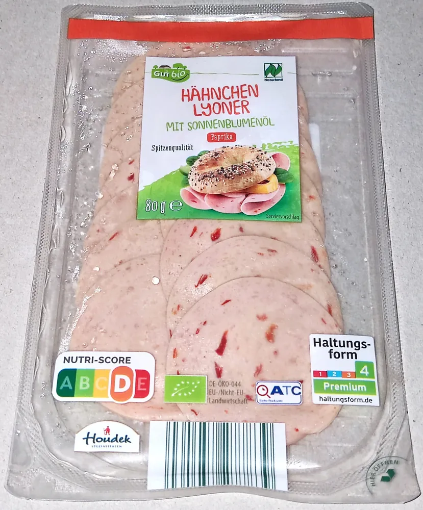 Bio-Hähnchenlyoner - Paprika