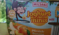 Joghurt minis mild Pfirsich- Banane