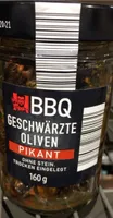 Schwarze Oliven pikant