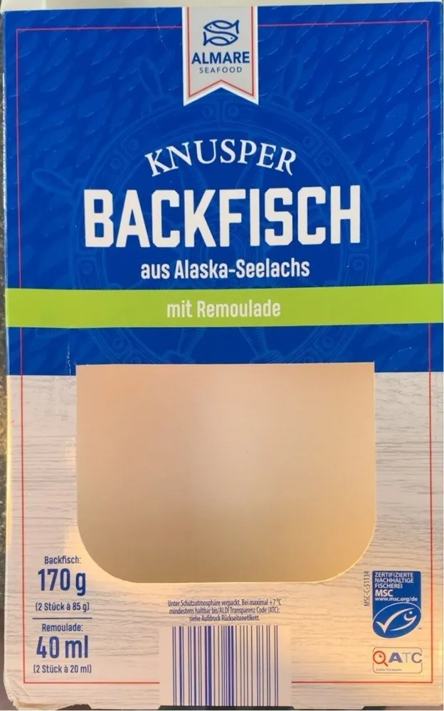Knusper Backfisch aus Alaska-Seelachs