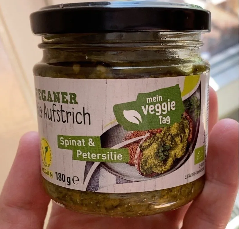 Veganer Bio Aufstrich - Spinat & Petersilie