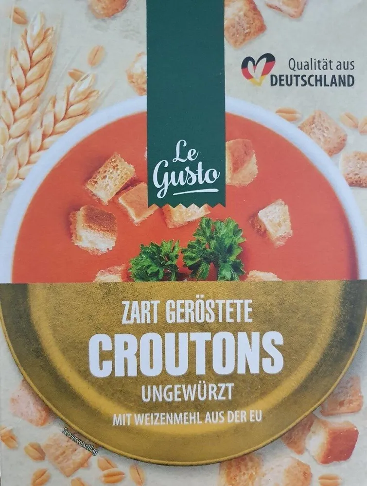 Zart geröstete Croutons (ungewürzt)