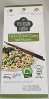 Huhn Green Curry mit Nudeln