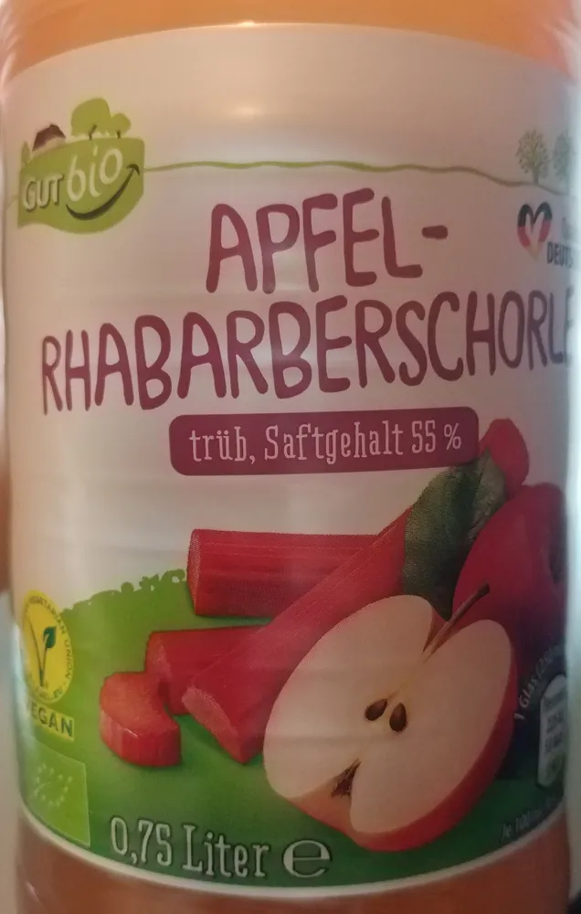 Apfel-Rhabarberschorle