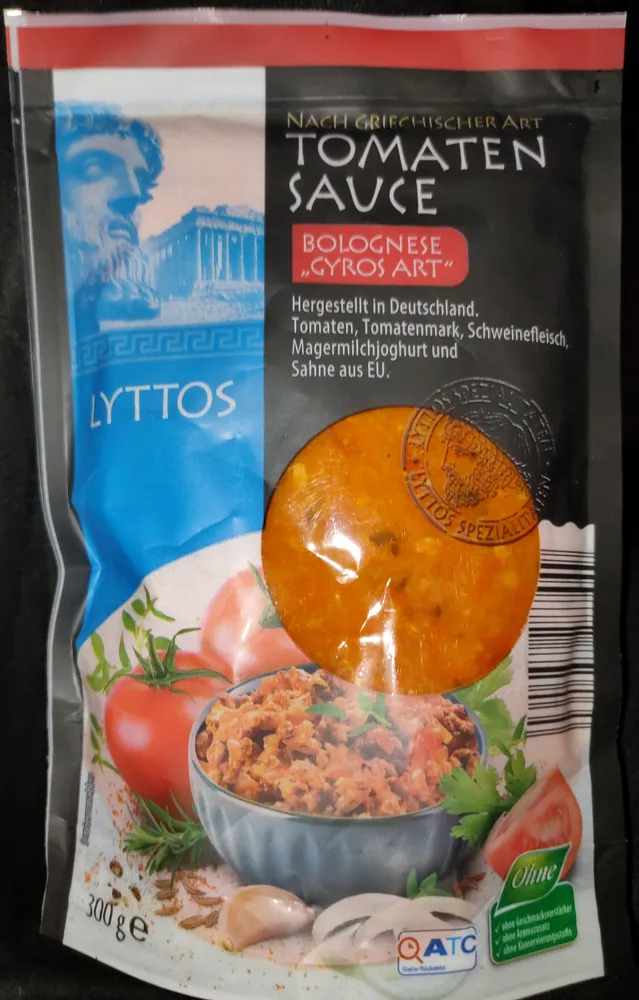 Tomatensauce - Bolognese Gyros Art