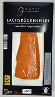 Lachsrückenfilet ohne Haut, kaltgeräuchert