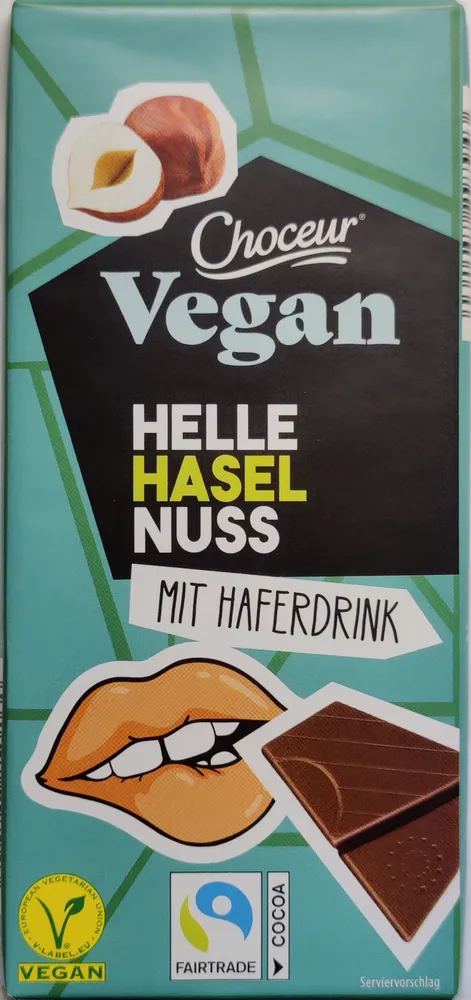 Vegan - Helle Haselnuss mit Haferdrink