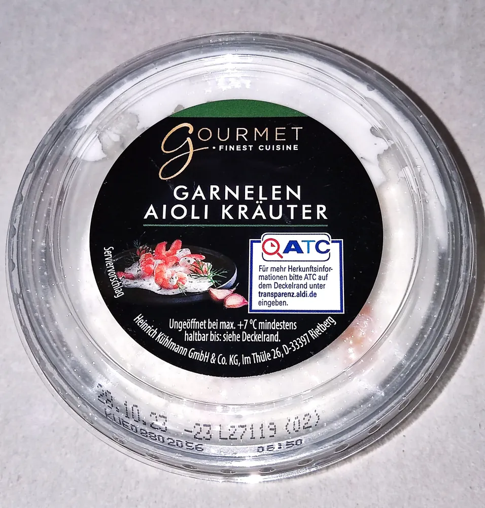 Garnelen Aioli-Kräuter