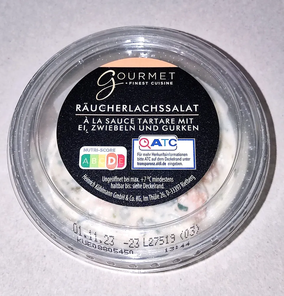 Räucherlachssalat à la Sauce Tartare