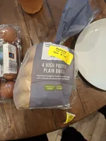 High Protein Plain Bagels