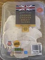 Cooked Chicken Breast Slices