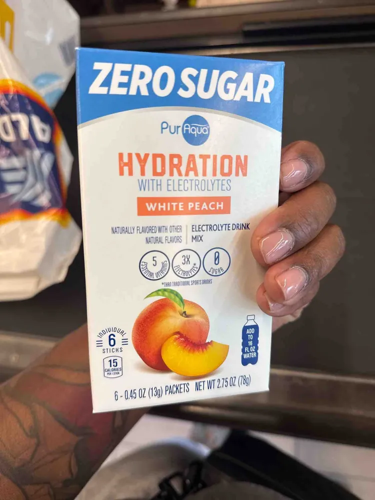 ZERO SUGAR HYDRATION with Electrolytes White Peach