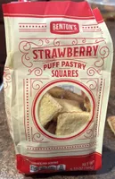 Strawberry Puff Pastry Squares