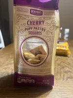 Cherry Puff Pastry Squares