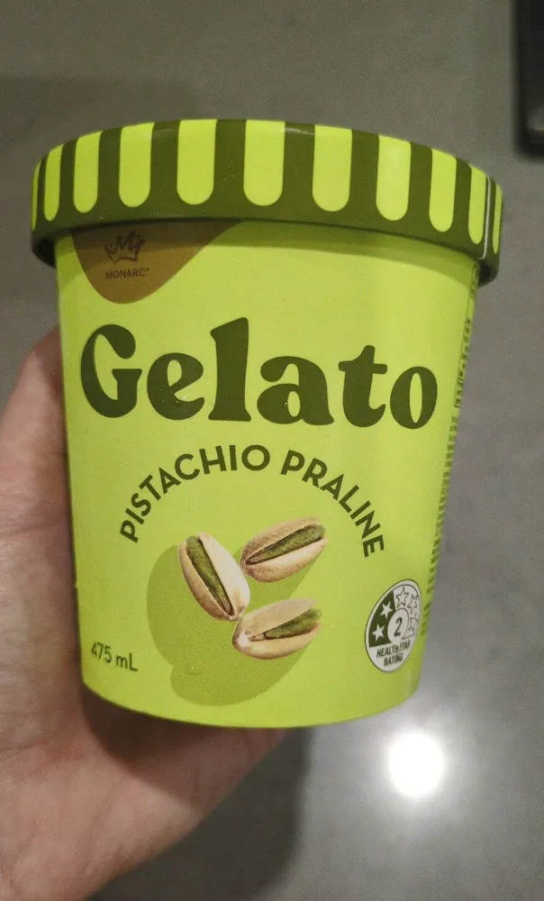 Pistachio Praline Gelato