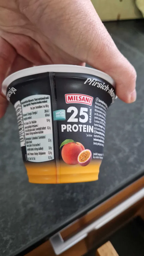 Milsani Protein Pfirsich Maracuja