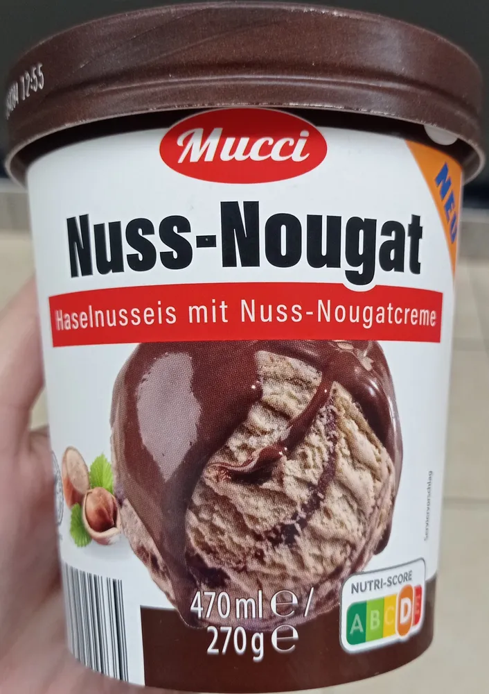 Nuss-Nougat-Eis