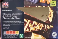 Blonde Chocolate And Salted Fudge Cheesecake