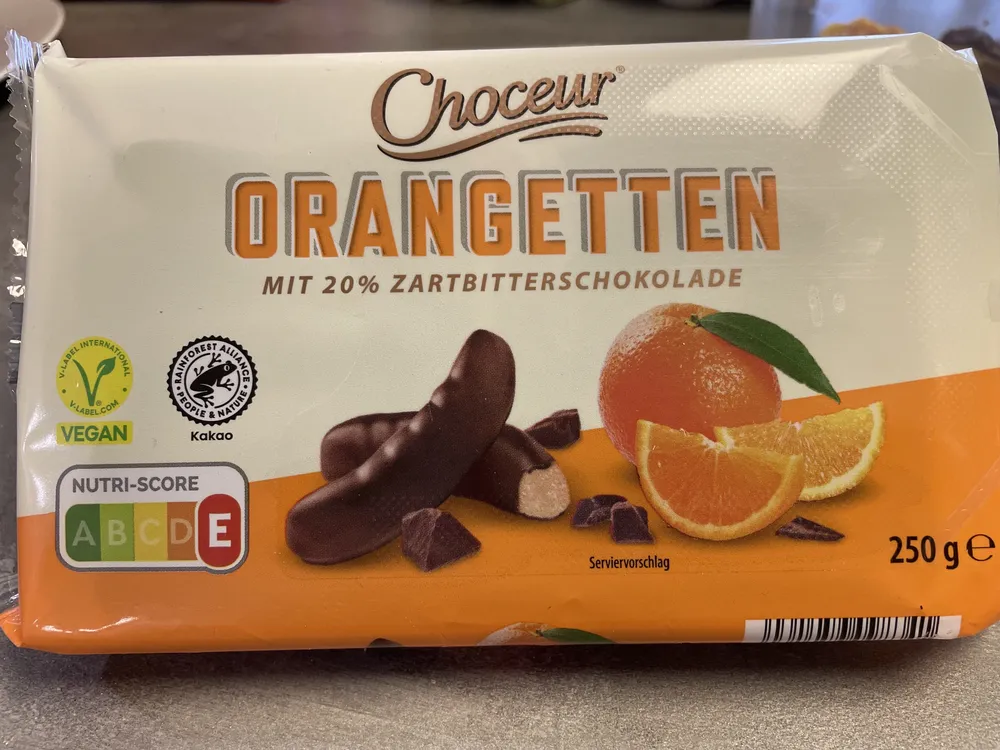 ORANGETTEN MIT 20% ZARTBITTERSCHOKOLADE